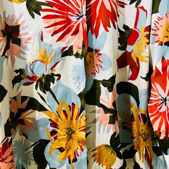 Zara floral print satin top ! ♥️ - Picture 5 of 6